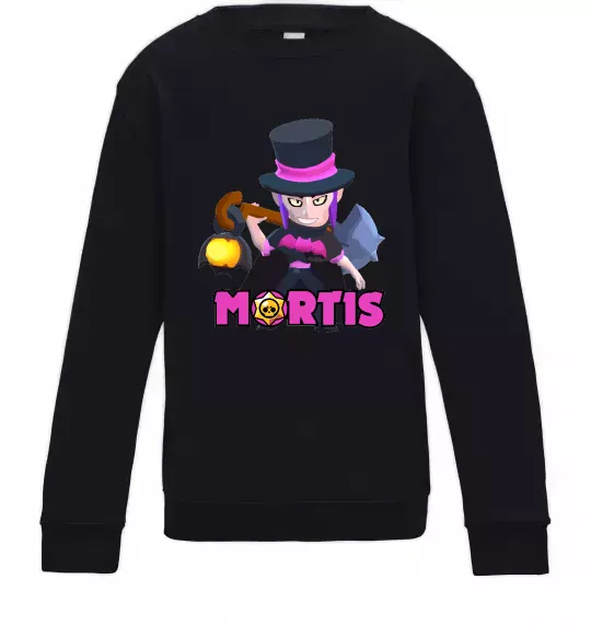 Дитячий світшот Mortis Brawl Stars Чорний фото