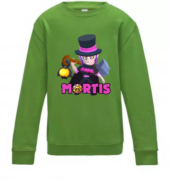 Дитячий світшот Mortis Brawl Stars Лаймовий фото