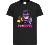 Дитяча футболка Mortis Brawl Stars Чорний фото