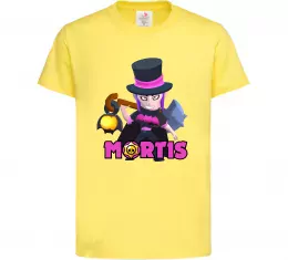 Детская футболка Mortis Brawl Stars Лимонный фото