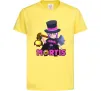 Дитяча футболка Mortis Brawl Stars Лимонний фото