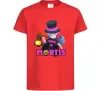 Дитяча футболка Mortis Brawl Stars Червоний фото
