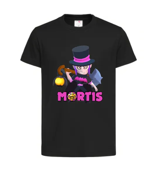 Детская футболка Mortis Brawl Stars Черный фото