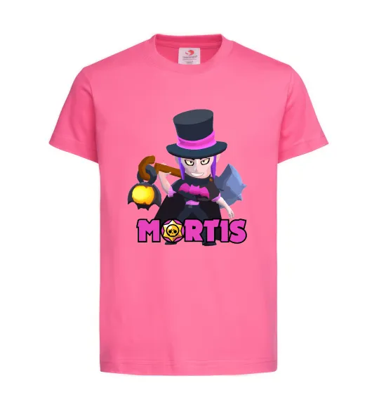 Детская футболка Mortis Brawl Stars Ярко-розовый фото