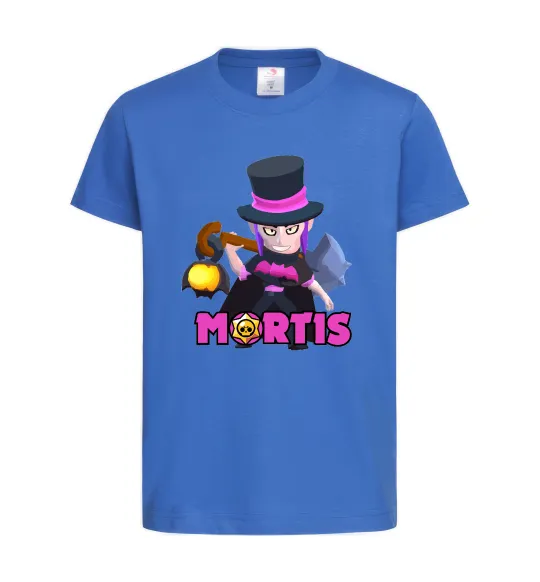 Детская футболка Mortis Brawl Stars Ярко-синий фото