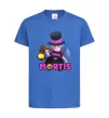 Детская футболка Mortis Brawl Stars Ярко-синий фото