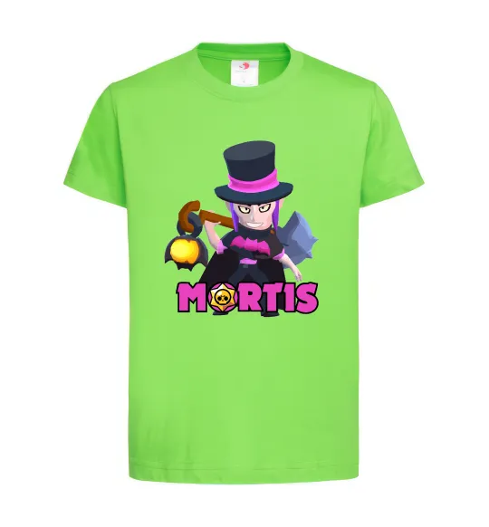 Детская футболка Mortis Brawl Stars Лаймовый фото