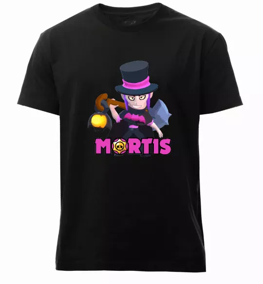 Чоловіча преміум футболка Mortis Brawl Stars Чорний фото
