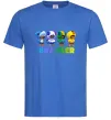 Чоловіча футболка Brawl Stars Leon skin Яскраво-синій фото