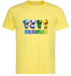 Чоловіча футболка Brawl Stars Leon skin Лимонний фото
