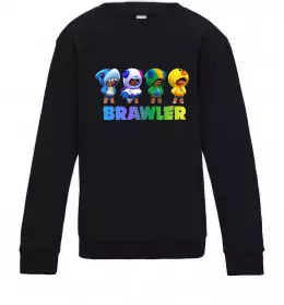 Детский Свитшот Brawl Stars Edgar Лаймовый фото