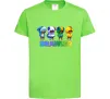 Дитяча футболка Brawl Stars Leon skin Лаймовий фото