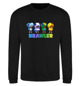 Свитшот Brawl Stars Leon skin Черный фото