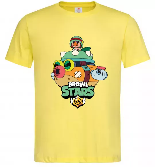 Мужская футболка Brawl Stars Hank Лимонный фото