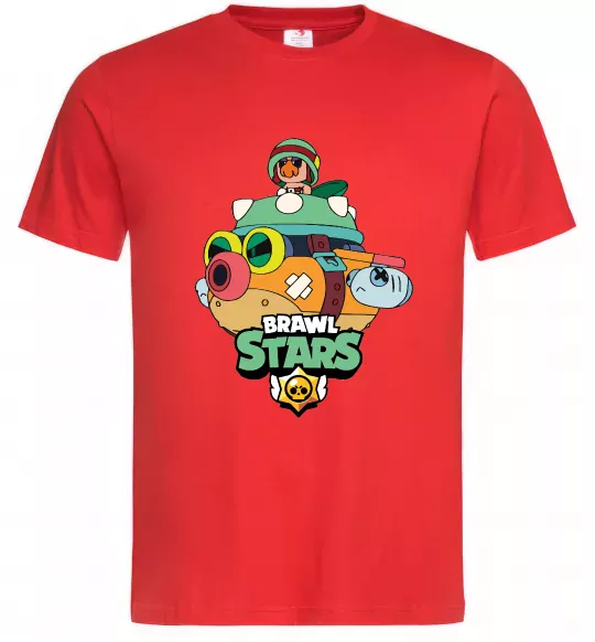 Мужская футболка Brawl Stars Hank Красный фото