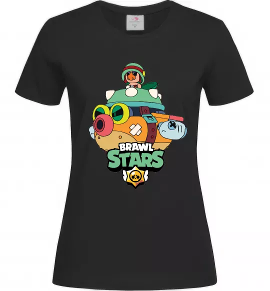 Женская футболка Brawl Stars Hank Черный фото