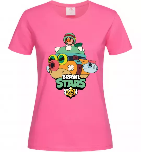 Женская футболка Brawl Stars Hank Ярко-розовый фото