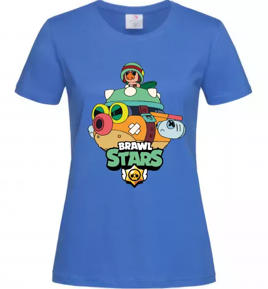 Женская футболка Brawl Stars Hank Ярко-синий фото