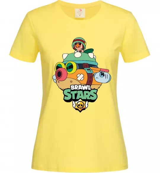 Женская футболка Brawl Stars Hank Лимонный фото