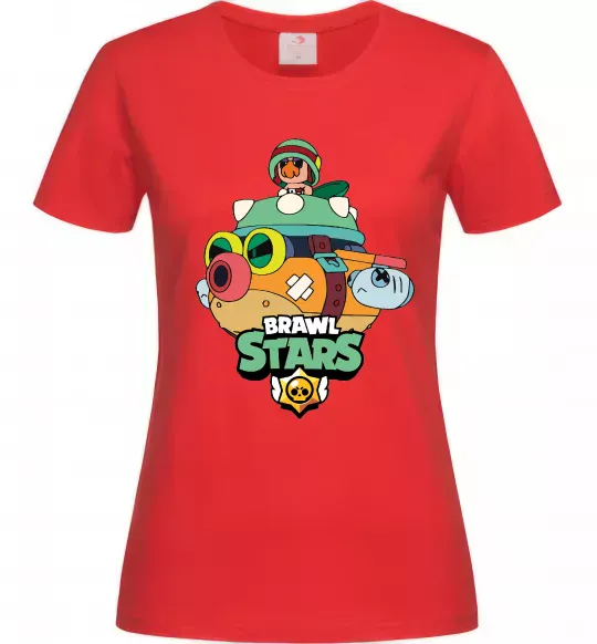 Женская футболка Brawl Stars Hank Красный фото