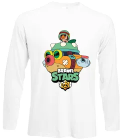Лонгслив Brawl Stars Hank Белый фото