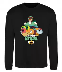 Свитшот Brawl Stars Hank Черный фото