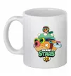 Чашка керамическая Brawl Stars Hank Белый фото