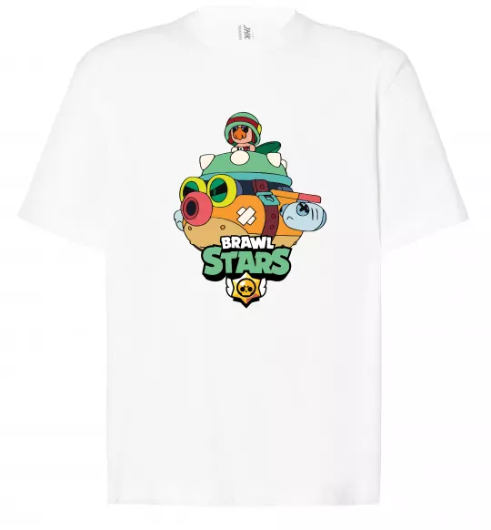 Футболка Оверсайз Brawl Stars Hank Белый фото