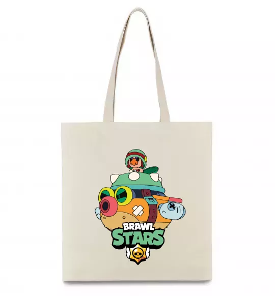 Эко-сумка Brawl Stars Hank Бежевый фото