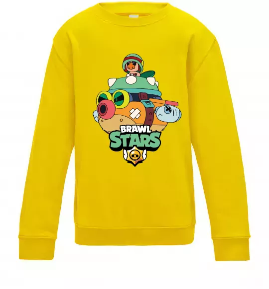 Детский Свитшот Brawl Stars Hank Солнечно желтый фото