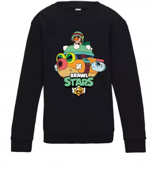 Детский Свитшот Brawl Stars Hank Черный фото