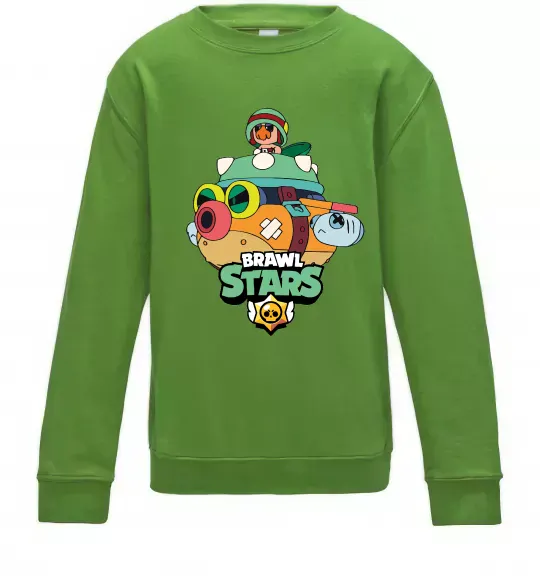 Детский Свитшот Brawl Stars Hank Лаймовый фото
