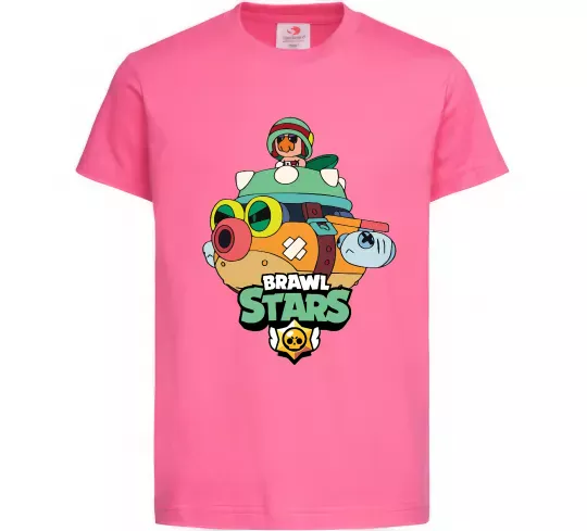 Детская футболка Brawl Stars Hank Ярко-розовый фото