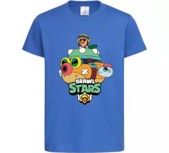 Детская футболка Brawl Stars Hank Ярко-синий фото
