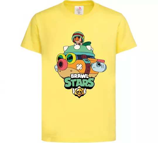 Детская футболка Brawl Stars Hank Лимонный фото