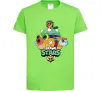 Детская футболка Brawl Stars Hank Лаймовый фото