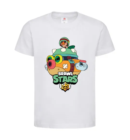 Детская футболка Brawl Stars Hank Белый фото