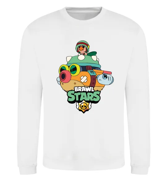 Свитшот Brawl Stars Hank Белый фото