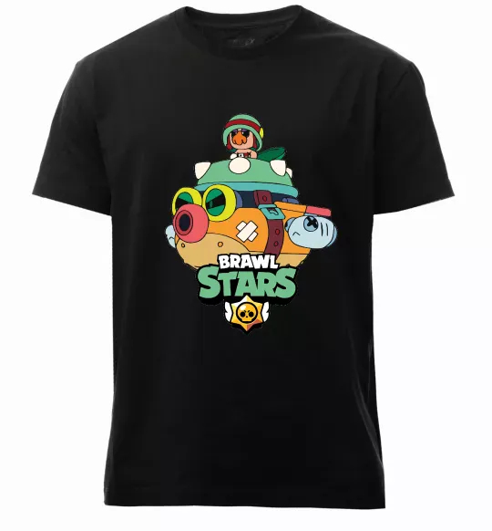 Чоловіча преміум футболка Brawl Stars Hank Чорний фото