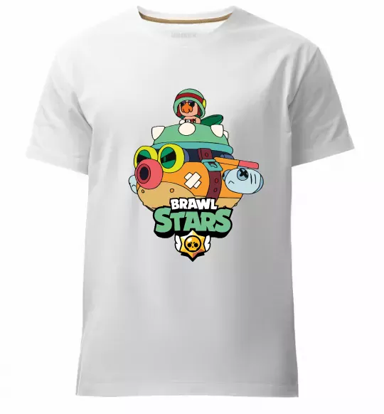 Чоловіча преміум футболка Brawl Stars Hank Білий фото