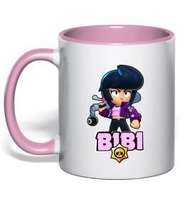 Чашка з кольоровою ручкою Bibi Brawl Stars