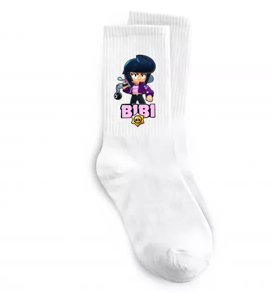 Носки Bibi Brawl Stars Белый фото