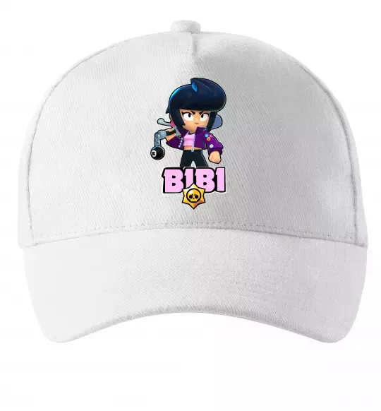 Кепка Bibi Brawl Stars Білий фото