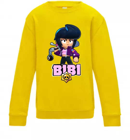 Детский Свитшот Bibi Brawl Stars Солнечно желтый фото