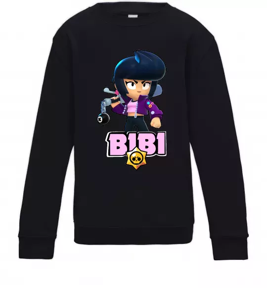 Детский Свитшот Bibi Brawl Stars Черный фото