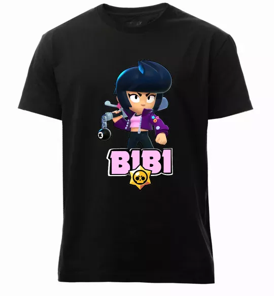 Мужская премиум футболка Bibi Brawl Stars Черный фото