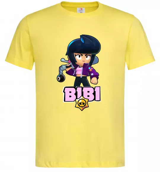 Чоловіча футболка Bibi Brawl Stars Лимонний фото