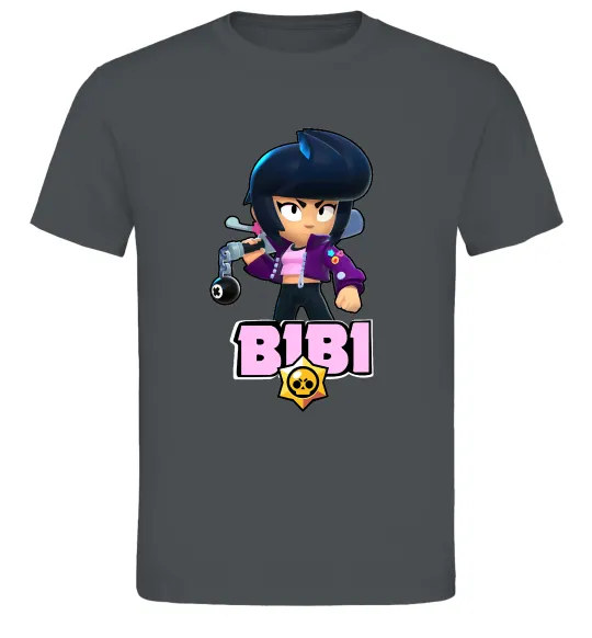 Чоловіча футболка Bibi Brawl Stars Графіт фото