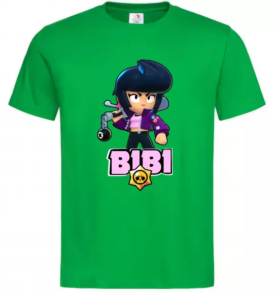 Чоловіча футболка Bibi Brawl Stars Зелений фото