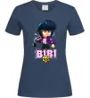 Женская футболка Bibi Brawl Stars Темно-синий фото